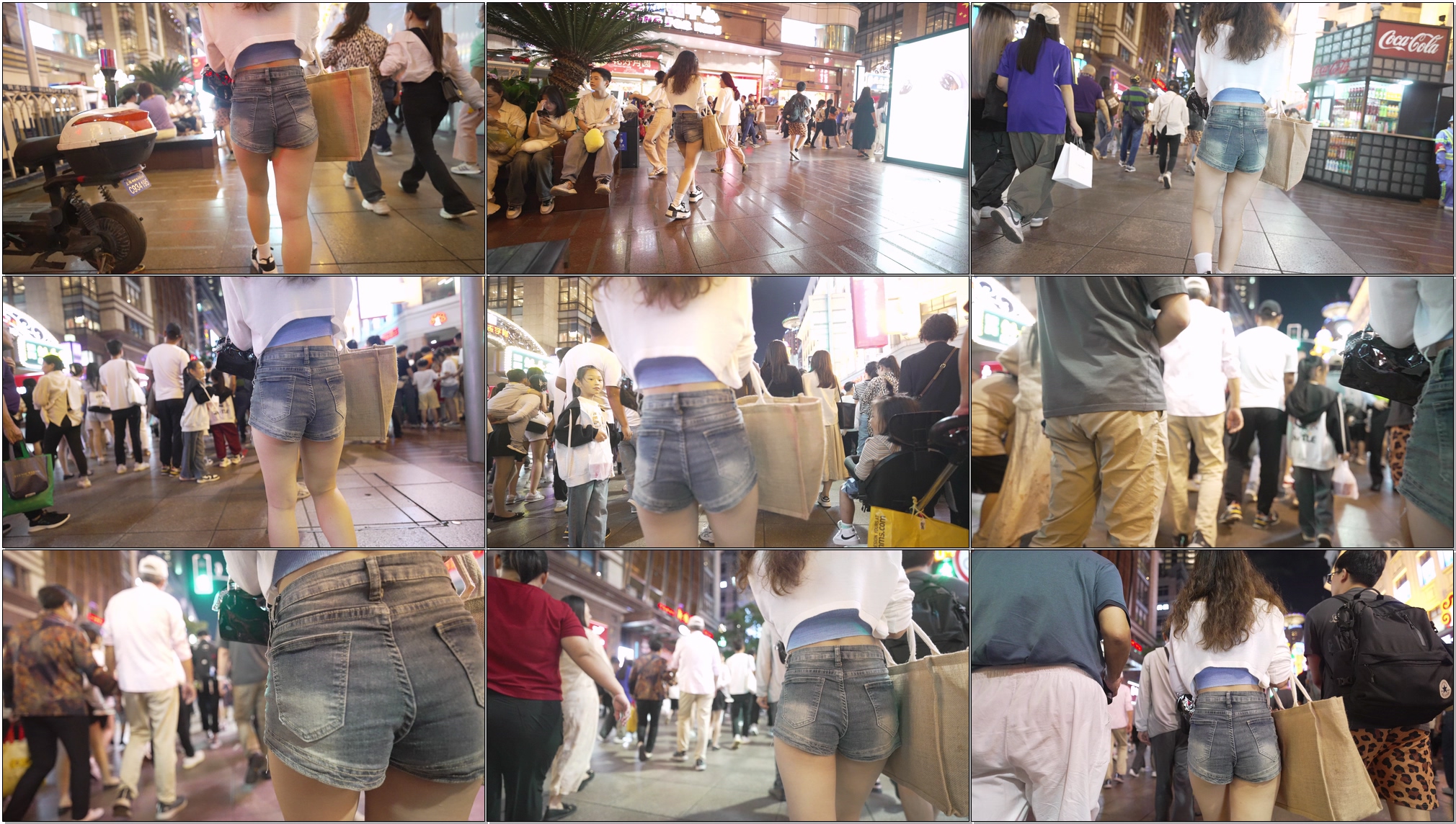 Slim beauty in jeans shorts 4K/60fps/03:22s #9